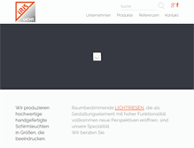 Tablet Screenshot of irislicht.at